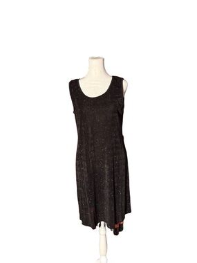 Rabbit Rabbit Rabbit Black Sparkle Sleeveless Mini Dress
